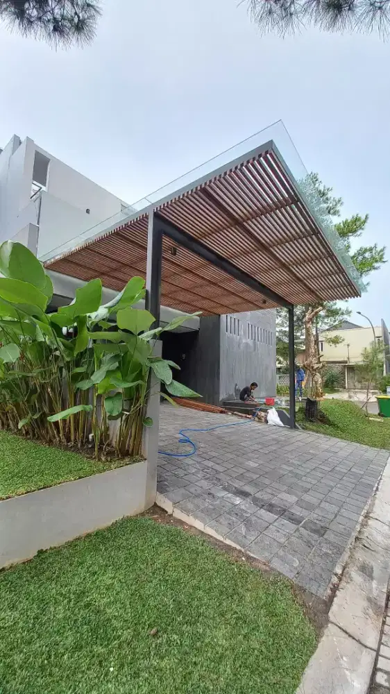 Canopy atap kaca