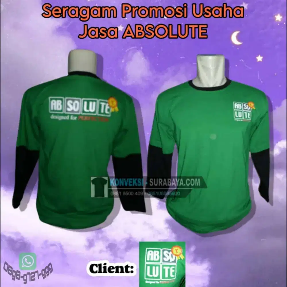 Vendor Kaos Promosi & Baju Karyawan SBY