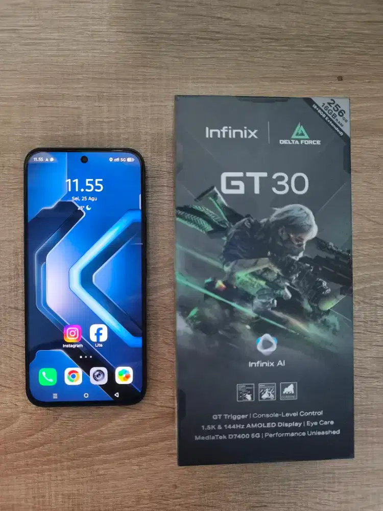 Infinix GT 30 5g 8/256 Baru Pakai 1 Bulan Perfect Condition