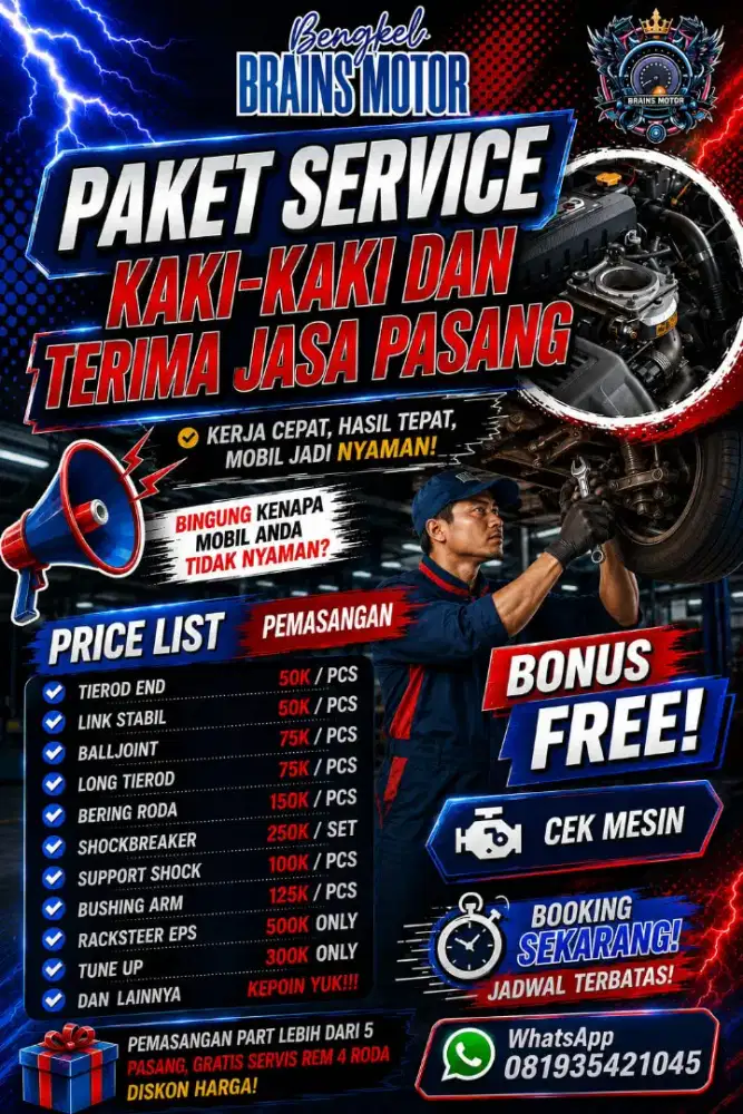 Jasa Freelance Mekanik Mobil