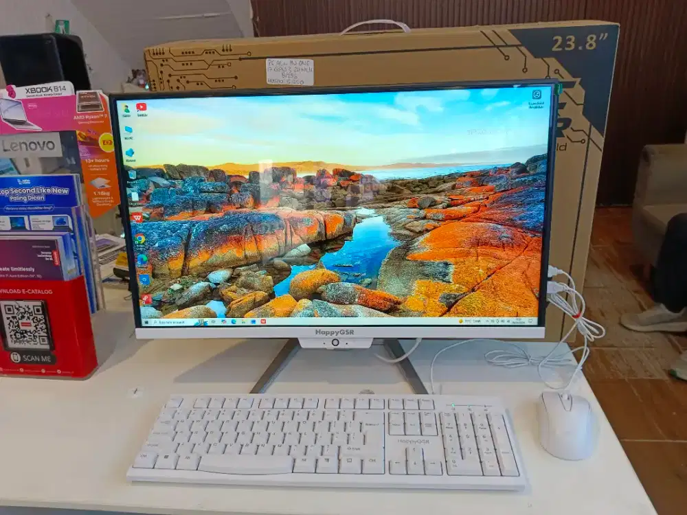 All in one Pc HappyGSR Core i7-3540M Ram 8gb Ssd 256gb Layar 23,8 inch
