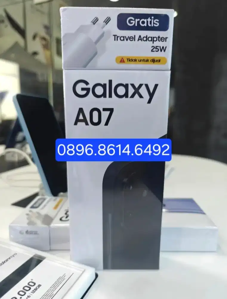 SAMSUNG GALAXY A07 RAM 4/128GB FREE ADAPTOR !! GARANSI RESMI