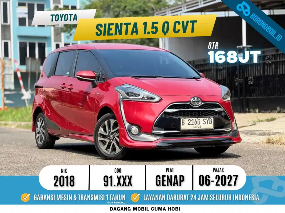 TERMURAH || Toyota Sienta 1.5 Q CVT 2018