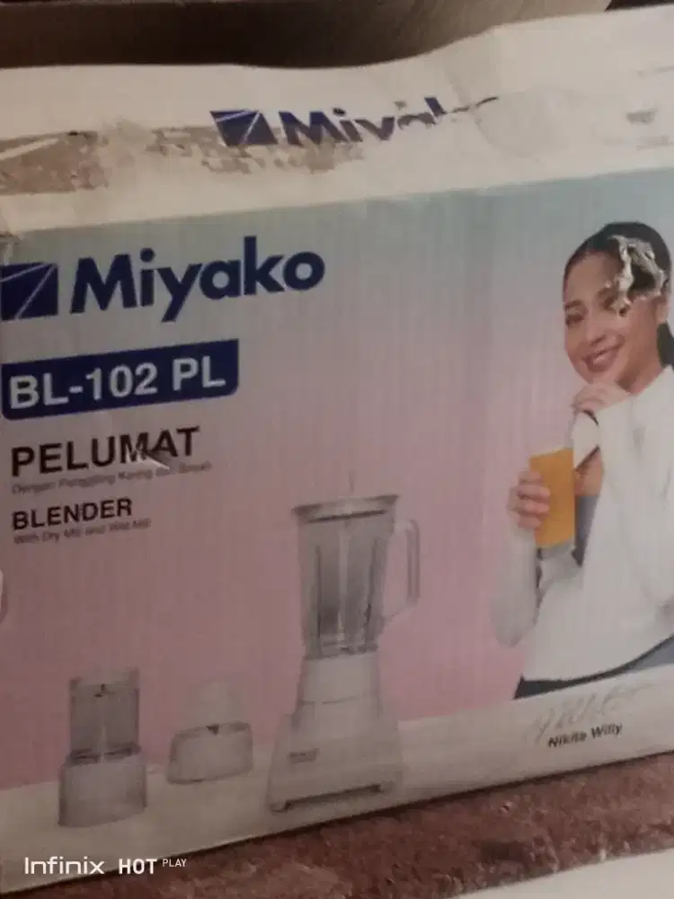 Blender baru merk miyako BL 102 pl