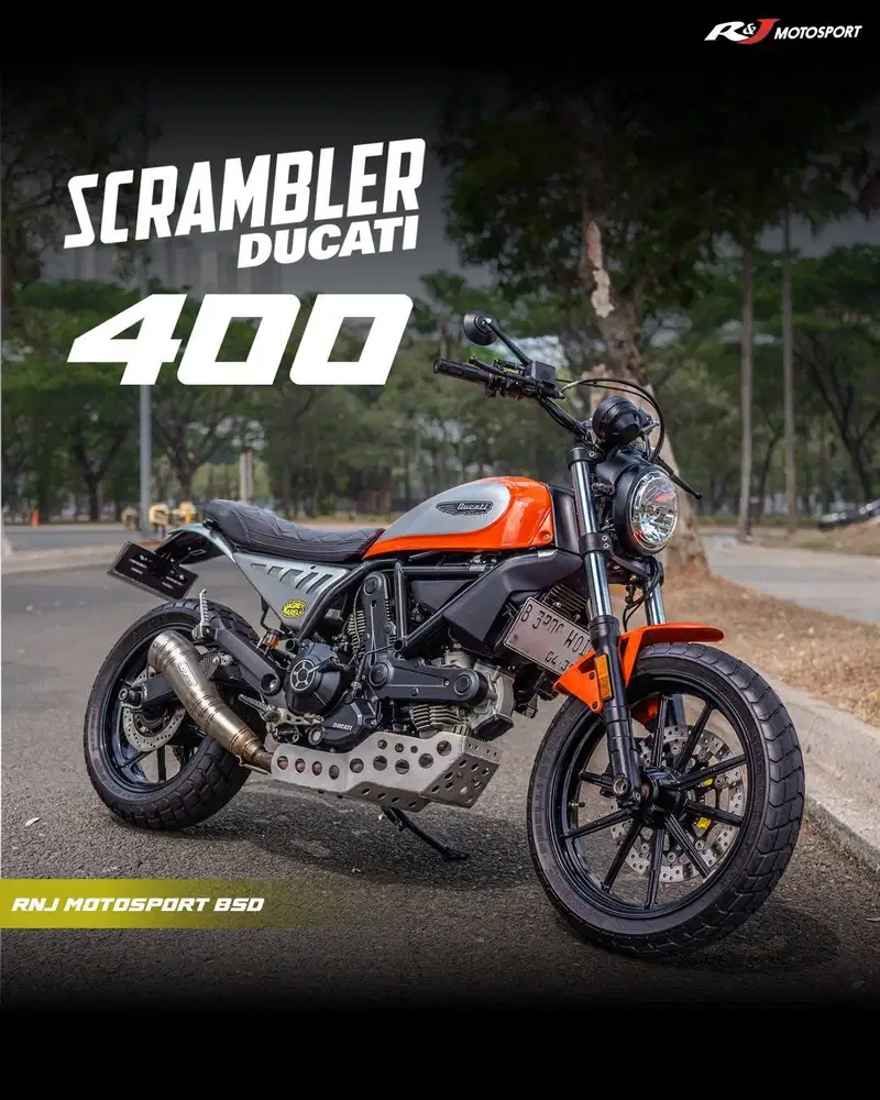 Ducati Scrambler 400 Scrambler 800 Nik 2017 Leo Vince Km 6.000an