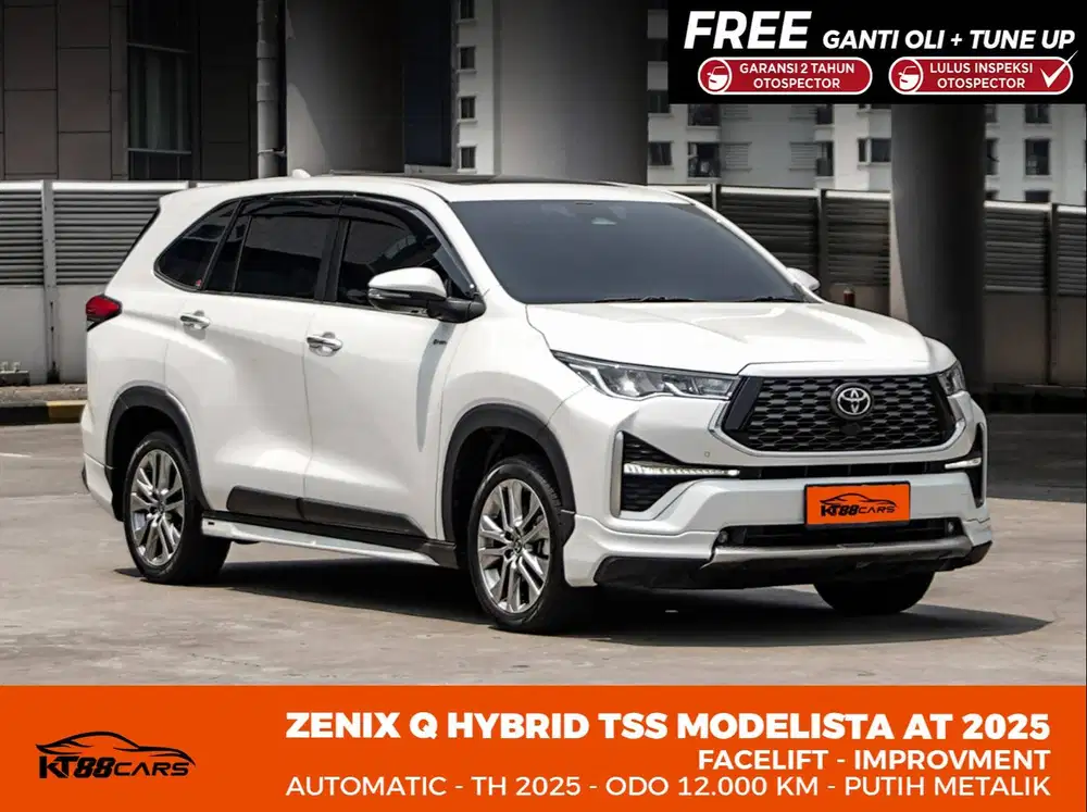 Warrenty TOYOTA INNOVA ZENIX Q TSS HEV HYBRID MODELISTA AT