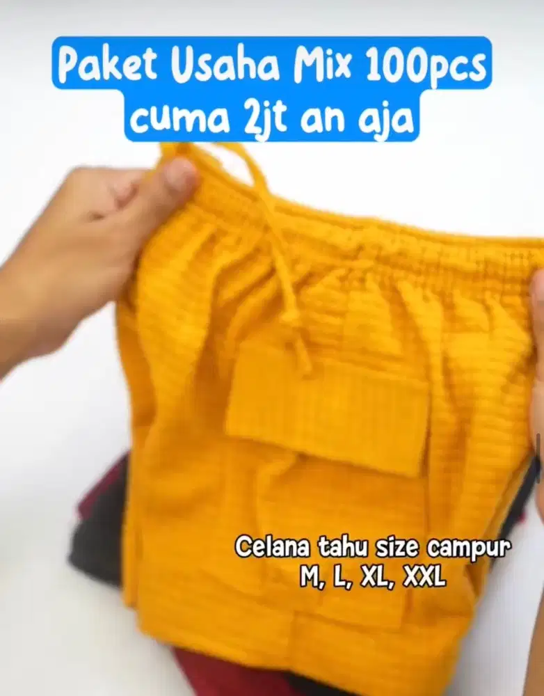 100 potong baju anak dan celana