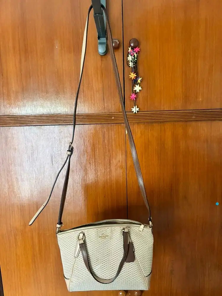 Tas Coach Mini Kelsey Jacquard