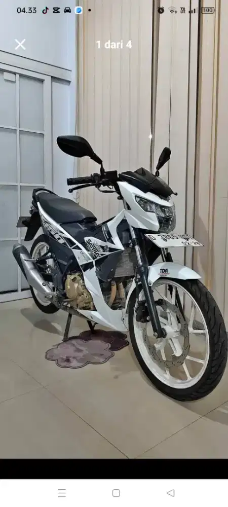 Satria Fu fi tahun 2018 SS kumplit isi