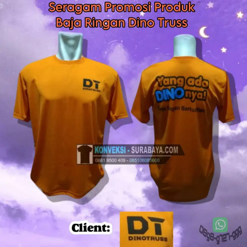 Bikin Kaos Promosi & Seragam Kerja Surabaya - Harga Spesial Konveksi