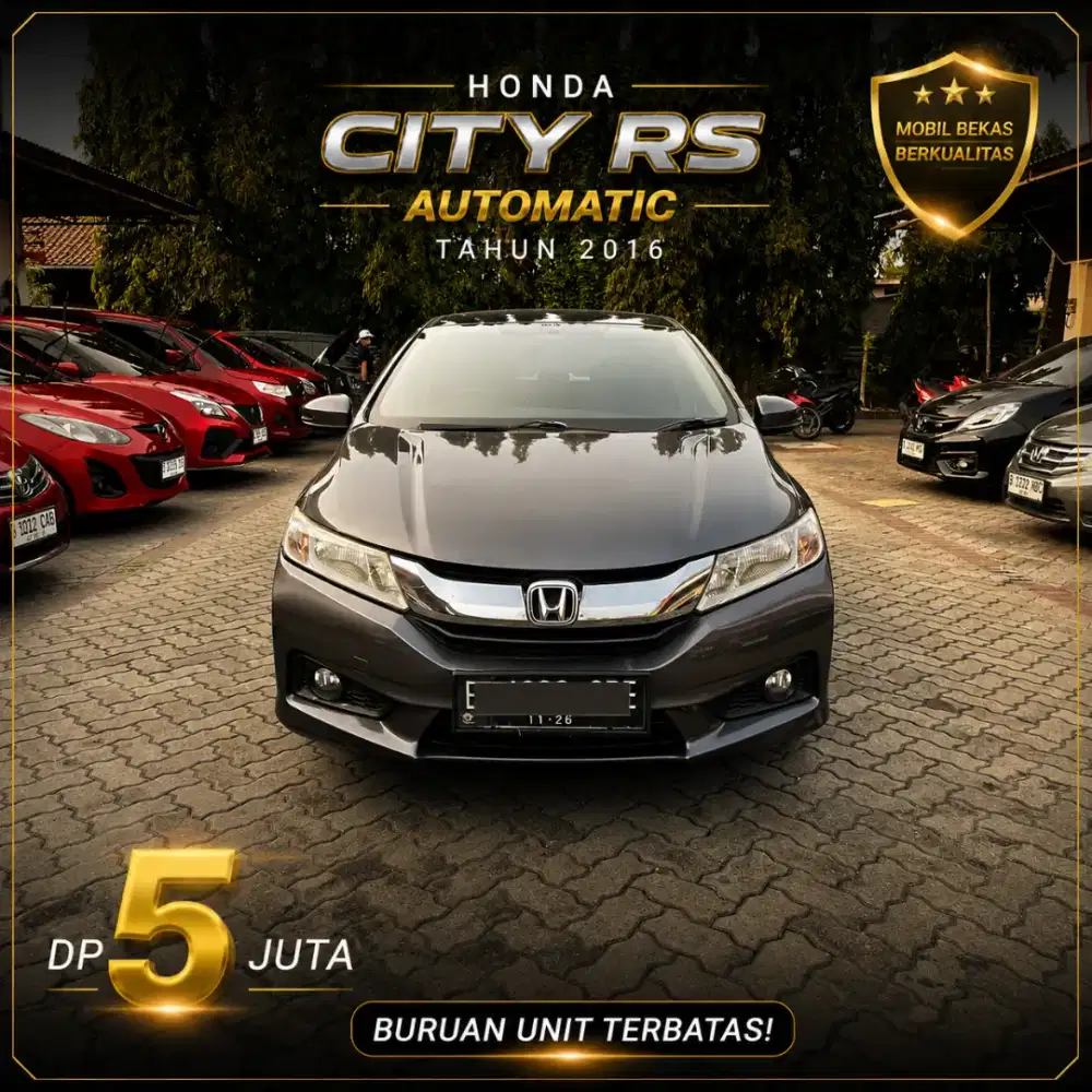 HONDA CITY RS AT 2016 - MOBIL BEKAS