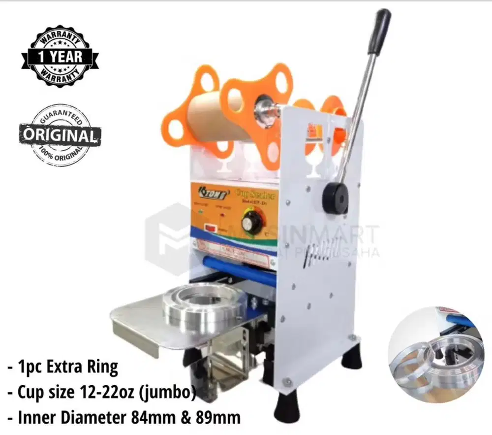 CUP SEALER MANUAL WILLMAN ETON ET-D1 SIAP PAKAI