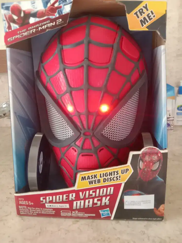Action figure spyder vision mask murah meriah cod pusat jakarta