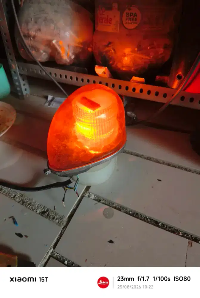 LAMPU ROTARY WARNING EMERGENCY MERK KOITO MADE IN JAPAN BEKAS SEKEN