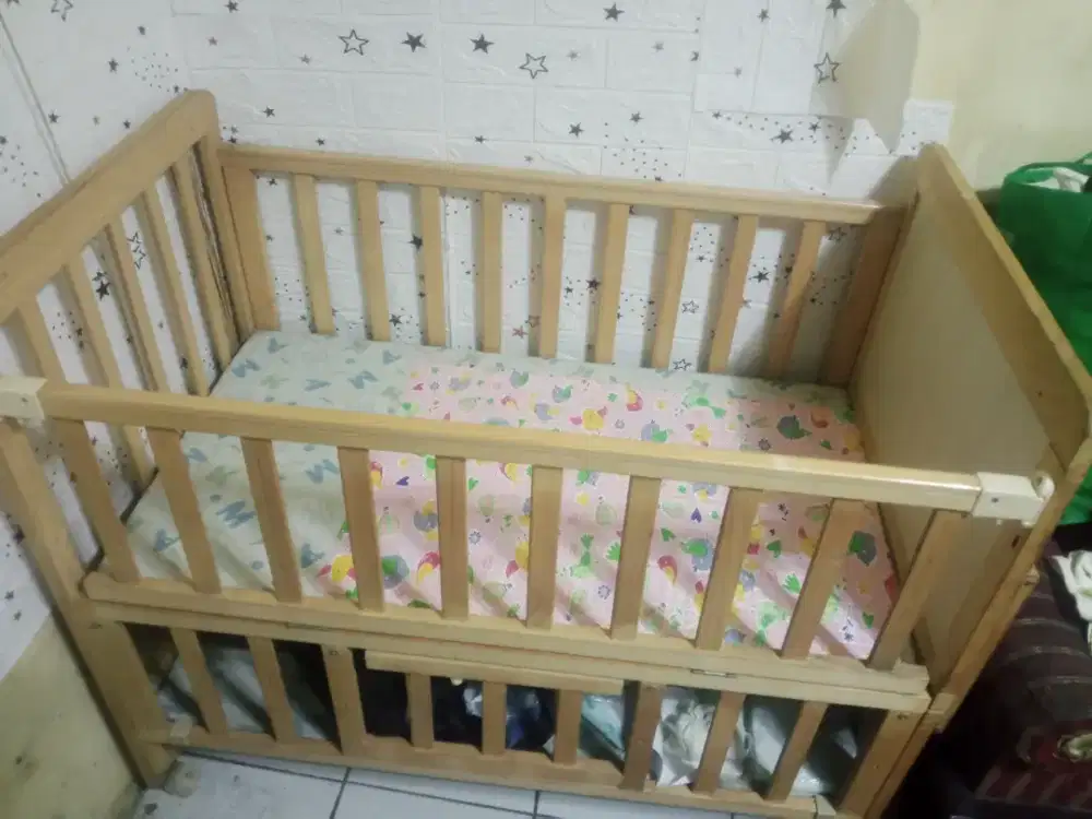 Jual baby box tempat tidur bayi dari kayu