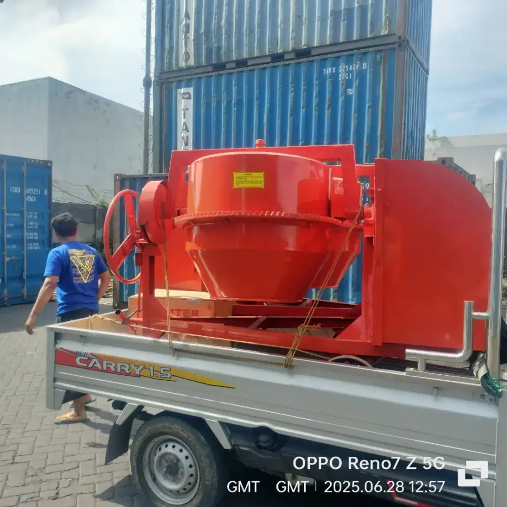 Molen cor 50kg set diesel 8pk siap pakai