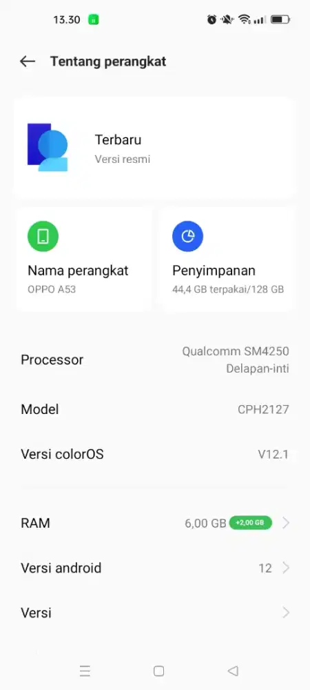 Jual hp Oppo a53