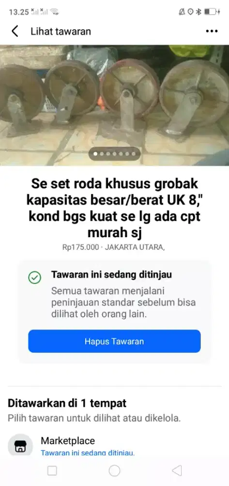 Se set roda serba guna utk usaha dll UK 8 kuat bhn tebal hrg murah sj