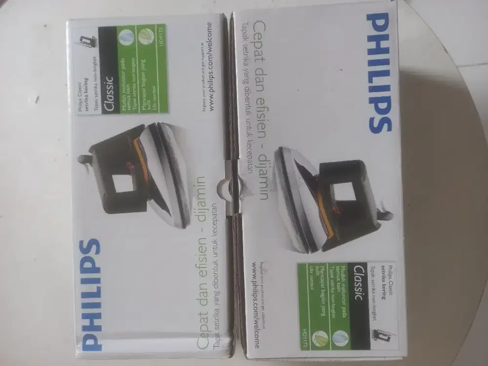 2 buah Setrika philips masih baru dapat hadiah