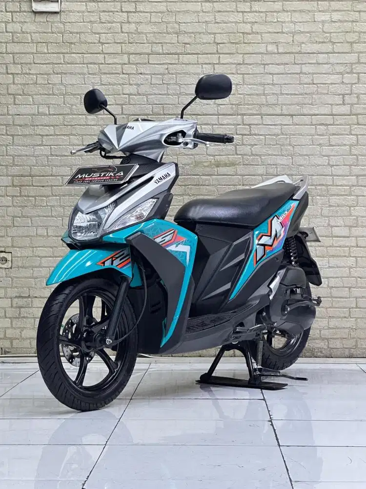 Yamaha Mio M3 125cc Tahun 2023 – Warna Cyan/Toska Mulus Siap Pakai!
