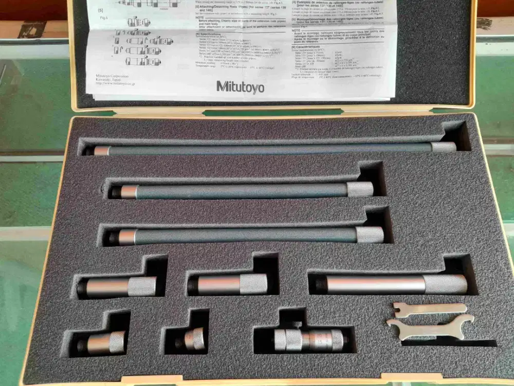 Mitutoyo Tubular Inside Micrometer Set 50 - 1000mm