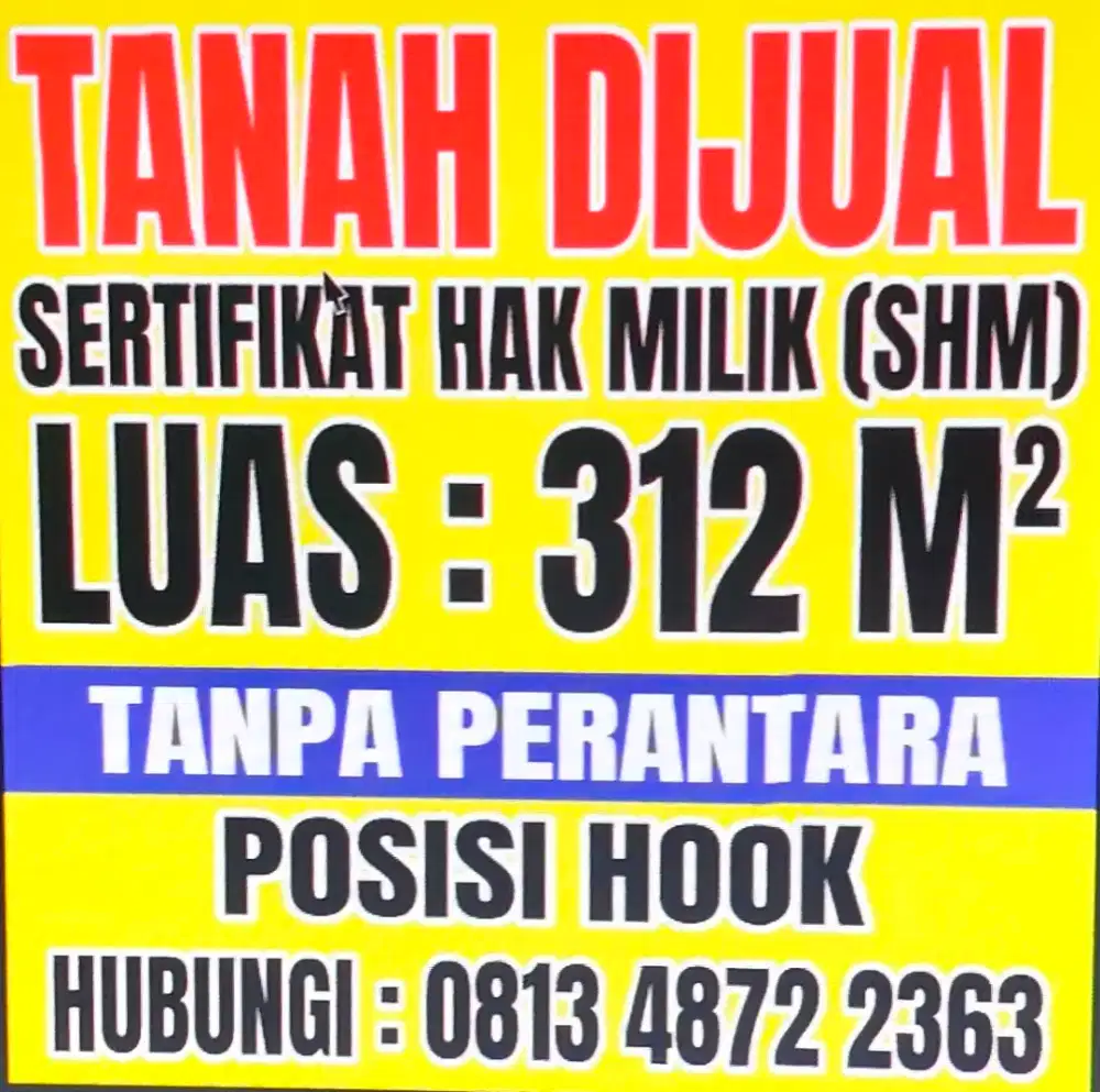 Dijual LAHAN DI PERUMAHAN.