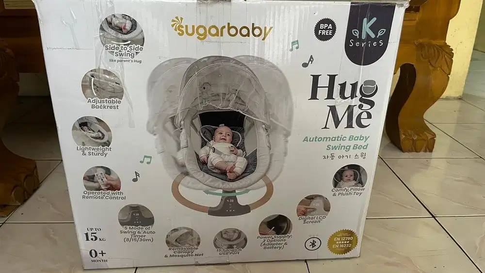 Baby Swing Chair Bouncer Baby Hug Sugar Baby