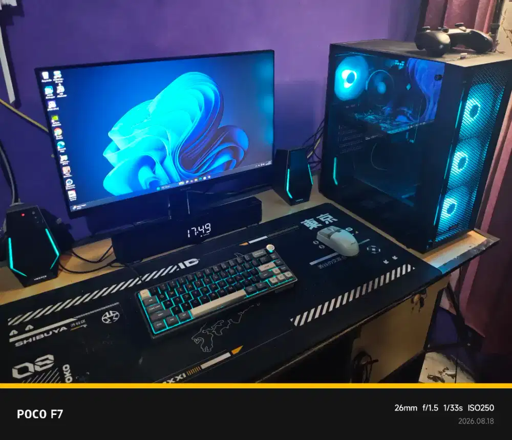 Pc gaming ryzen 5 5500 + monitor 24 inch 200hz