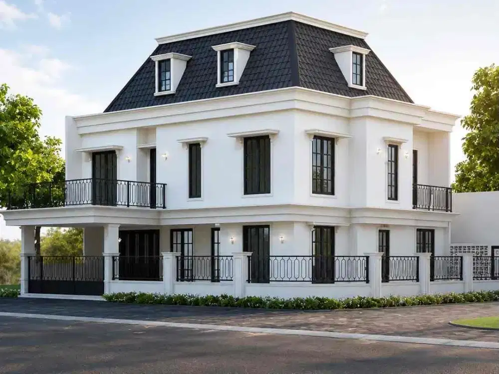 Rumah Baru American Classic Ada Swimmingpool Di Kucica Sektor 9 Bintaro