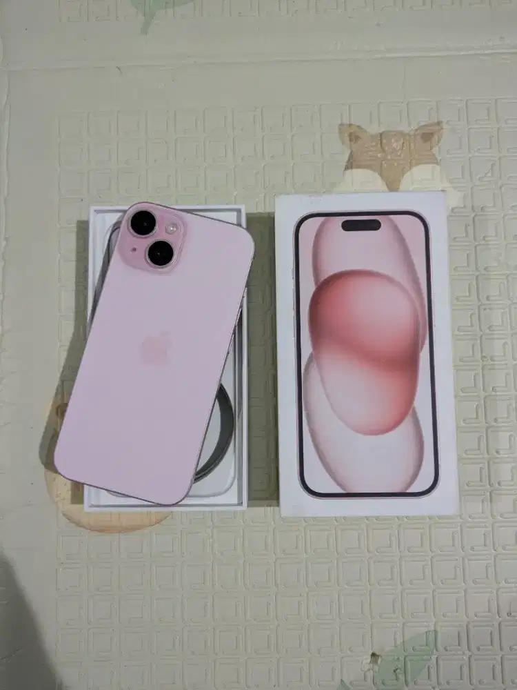 iPhone 15 128 (resmi iBox) muluss like new