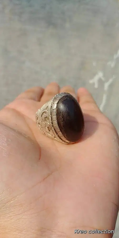 Cincin Mustika Katilayu Cirebon Ring Perak