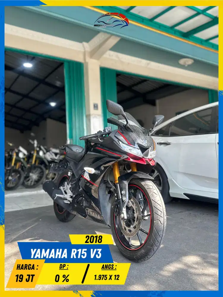 YAMAHA R15 V3 2018 SIAP PANTAU BOSSKU HIKMAH MOTOR KEPUH MALANG