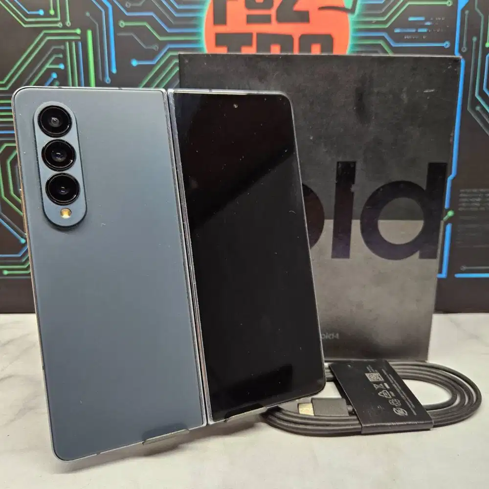 Samsung Galaxy Z Fold 4 12/512GB Graygreen Mulus Fullset No Minus