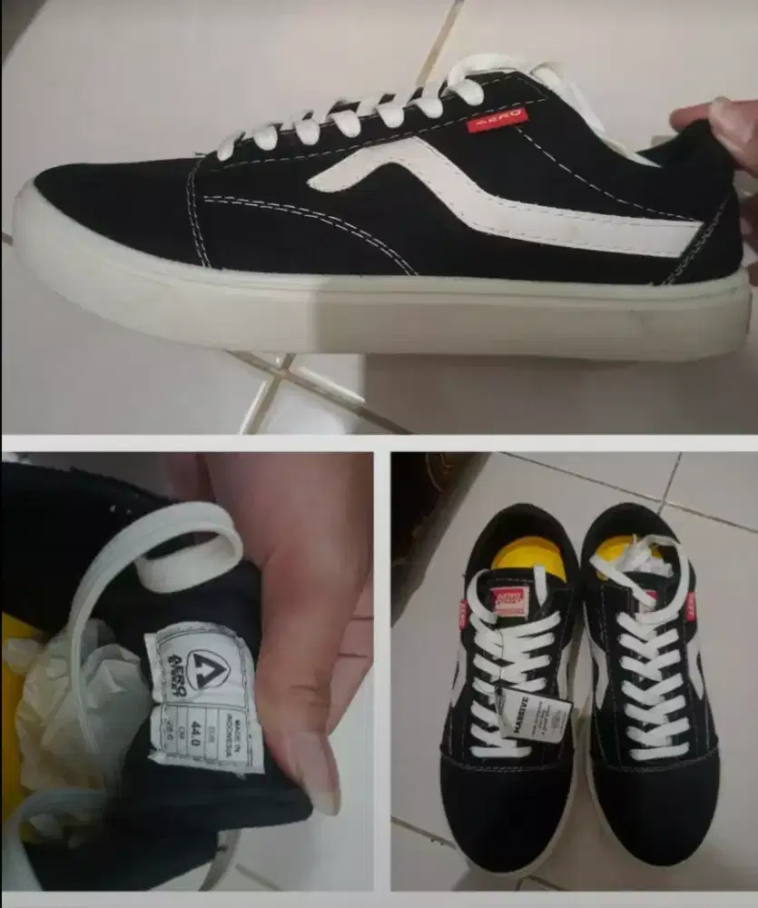 sepatu merk aerostreet size 44