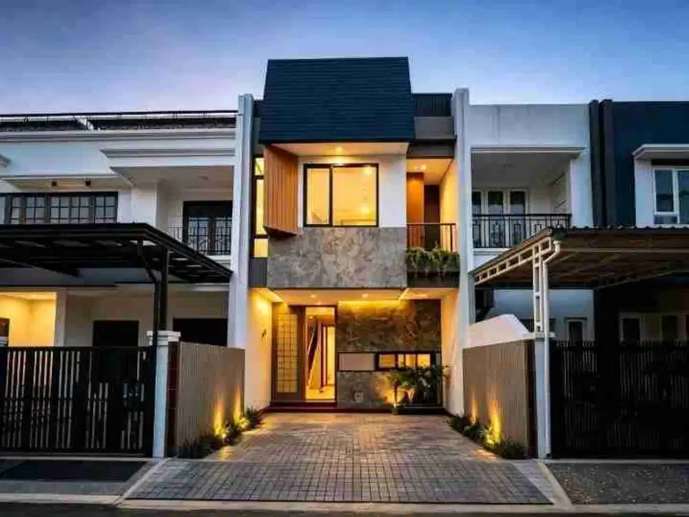 DIJUAL RUMAH BARU DAN CANTIK 3 LANTAI DI PONDOK BAMBU HARGA MURAH