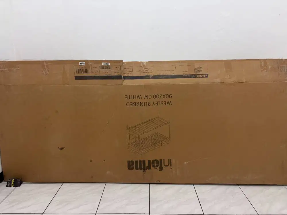 Informa 90X200 Cm Wesley Bunkbed Anak - Putih