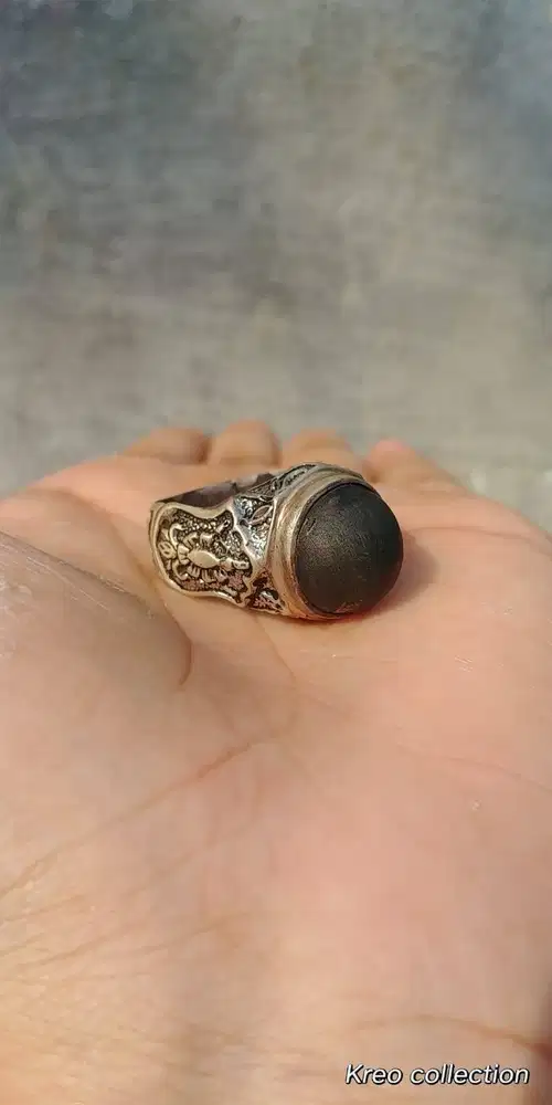 Cincin Mustika Muntabasi Ring Perak
