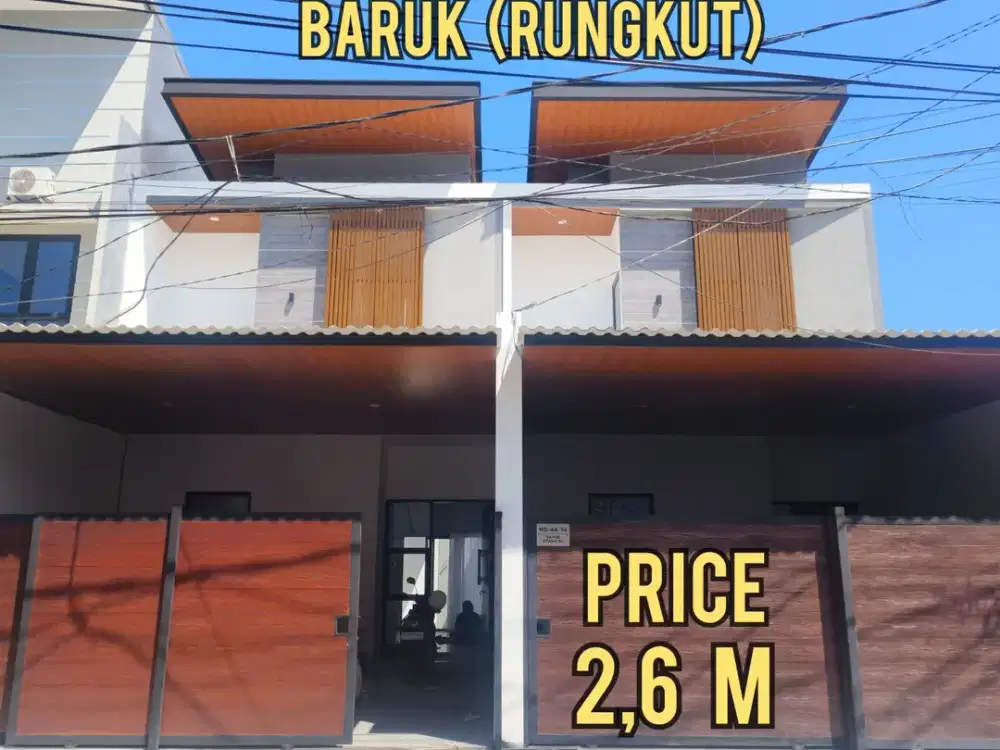 BARU GRESS BARUK UTARA WONOREJO RUNGKUT SURABAYA TIMUR. SELANGKAH MERR, SUPERINDO. DEKAT TOL,JUANDA, GALAXY BUMI PERMAI, NGINDEN, NIRWANA EKSEKUTIF