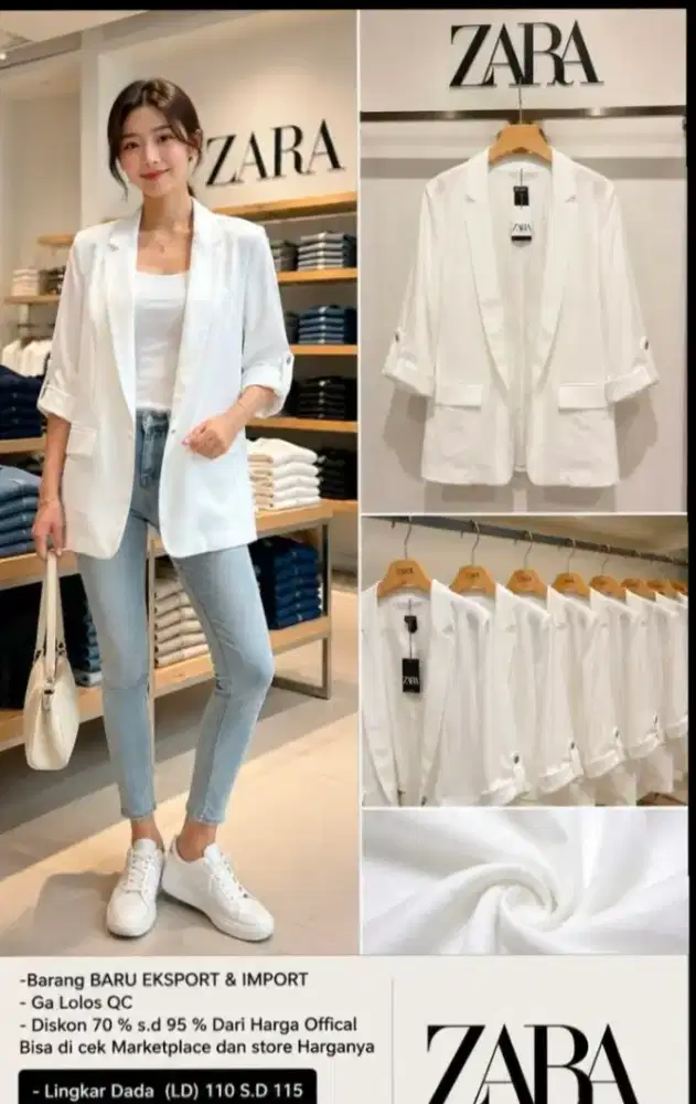 Blazer zara original