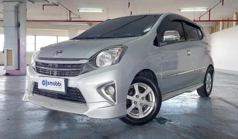TDP 5, JT Toyota Agya 1.0 TRD Sportivo Bensin-AT Silver  2014