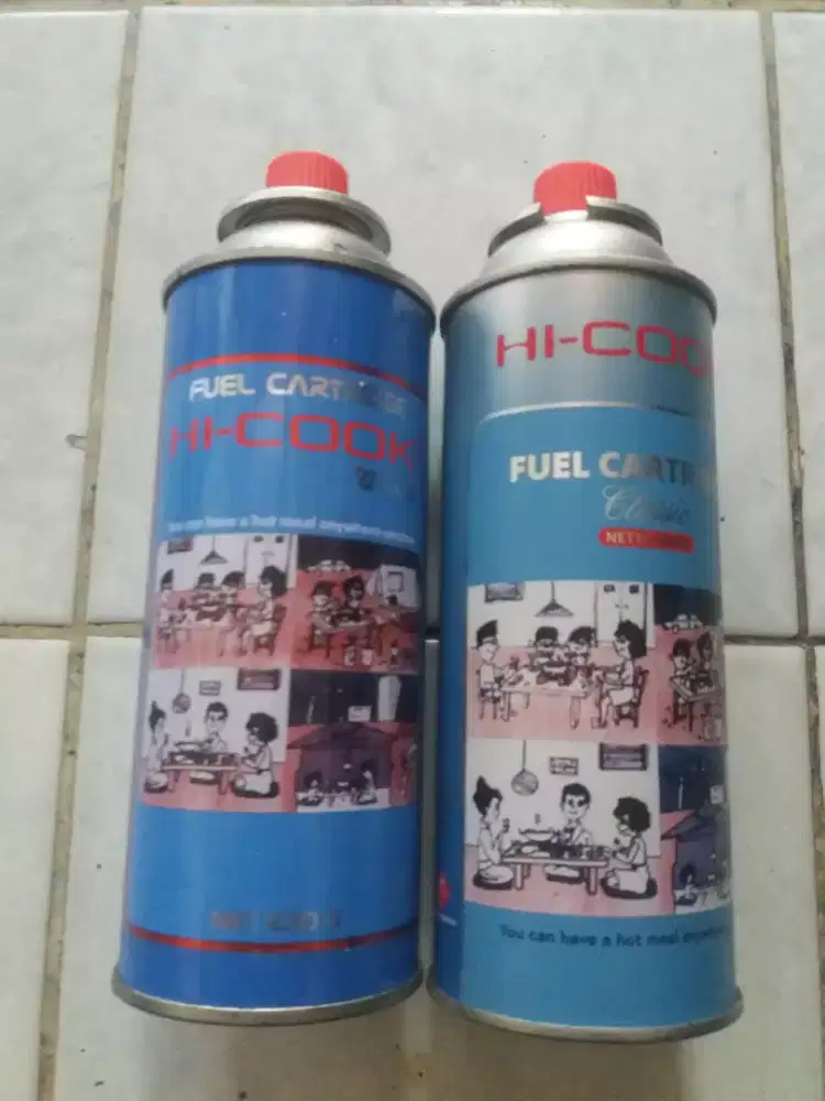 Gas kaleng berikut isinya