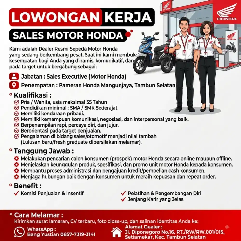 SALES PENJUALAN HONDA