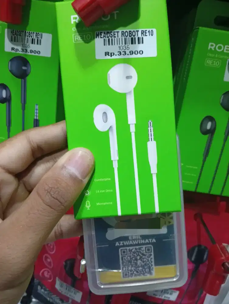 HEADSET ROBOT RE10 l ATLANTIS DAHSYAT
