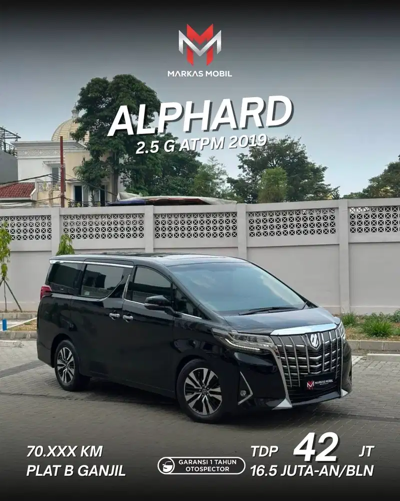 Toyota Alphard G 2.5 ATPM 2019