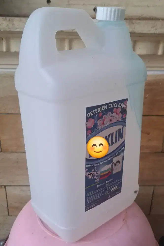 Jerigen jeriken jrigen bekas sabun, 5 liter