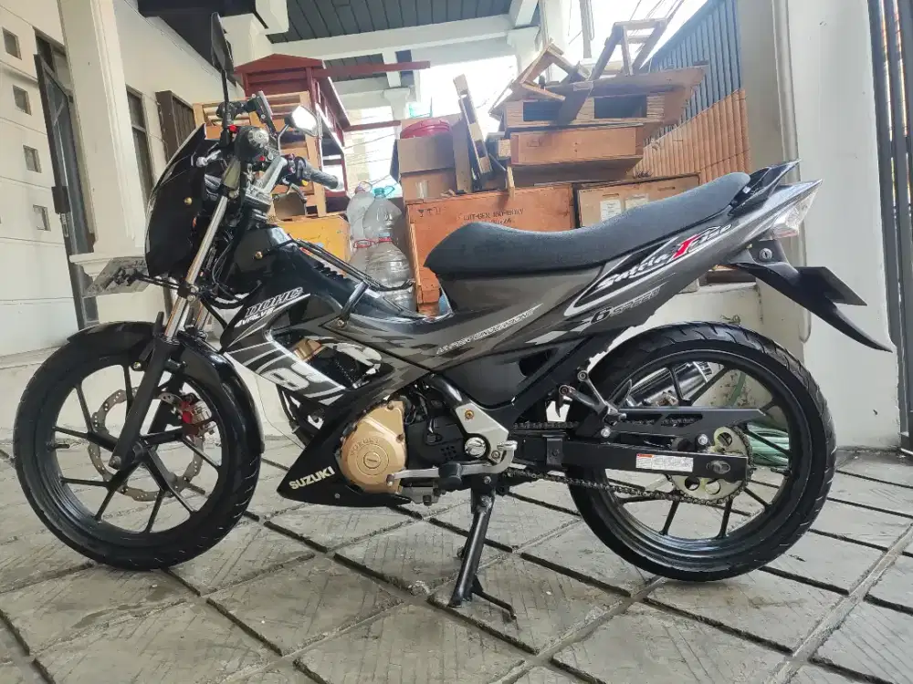 Satria fu 2013 mulus normal kumplit