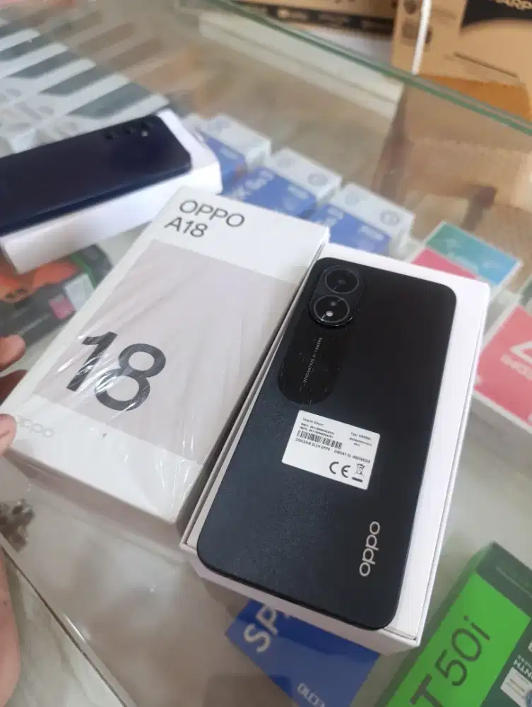 SECOND LIKE NEW OPPO A18 4/128 FULLSET BERGARANSI