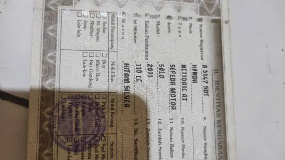 Motor vario 110