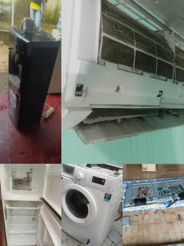 Service elektronik cuci ac mesin cuci kulkas dispenser servis tv led