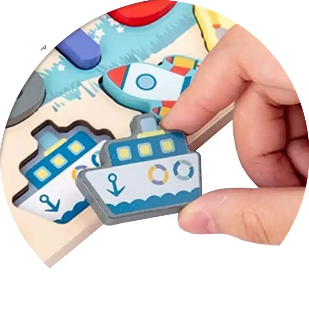 Pahami deskripsi Mainan Edukasi Puzzle kayu